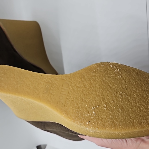 NIB Chloe sheepskin booties 37.5 EU - Picture 5 of 11